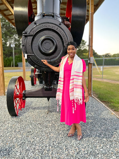 Fuchsia Prayer Shawl